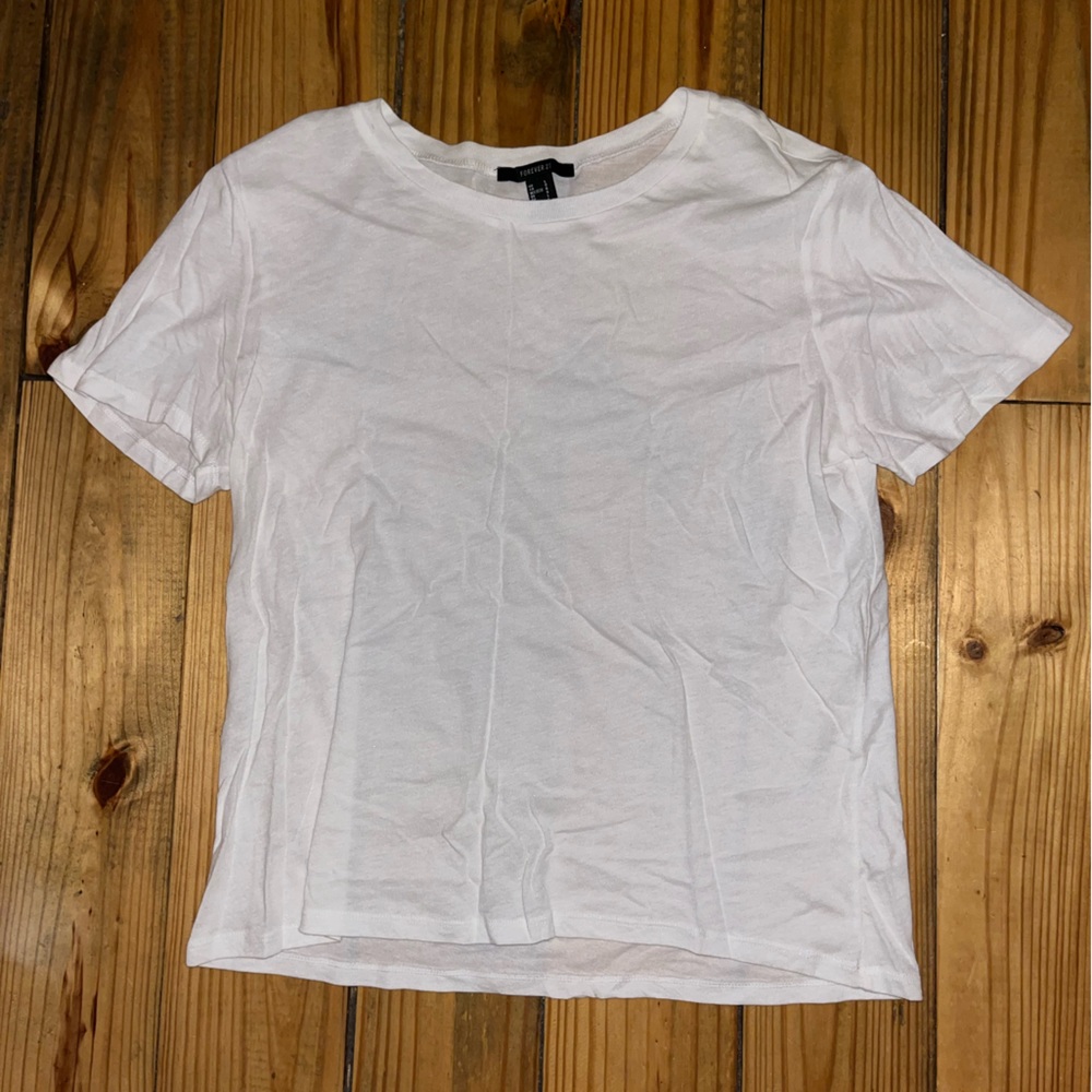 Basic white tee